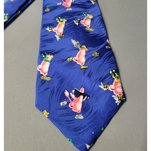 Atrovent Boehringer Ingelheim Tie Mens Silk Novelty Nose Cartoon Fun Gift - Picture 3 of 8